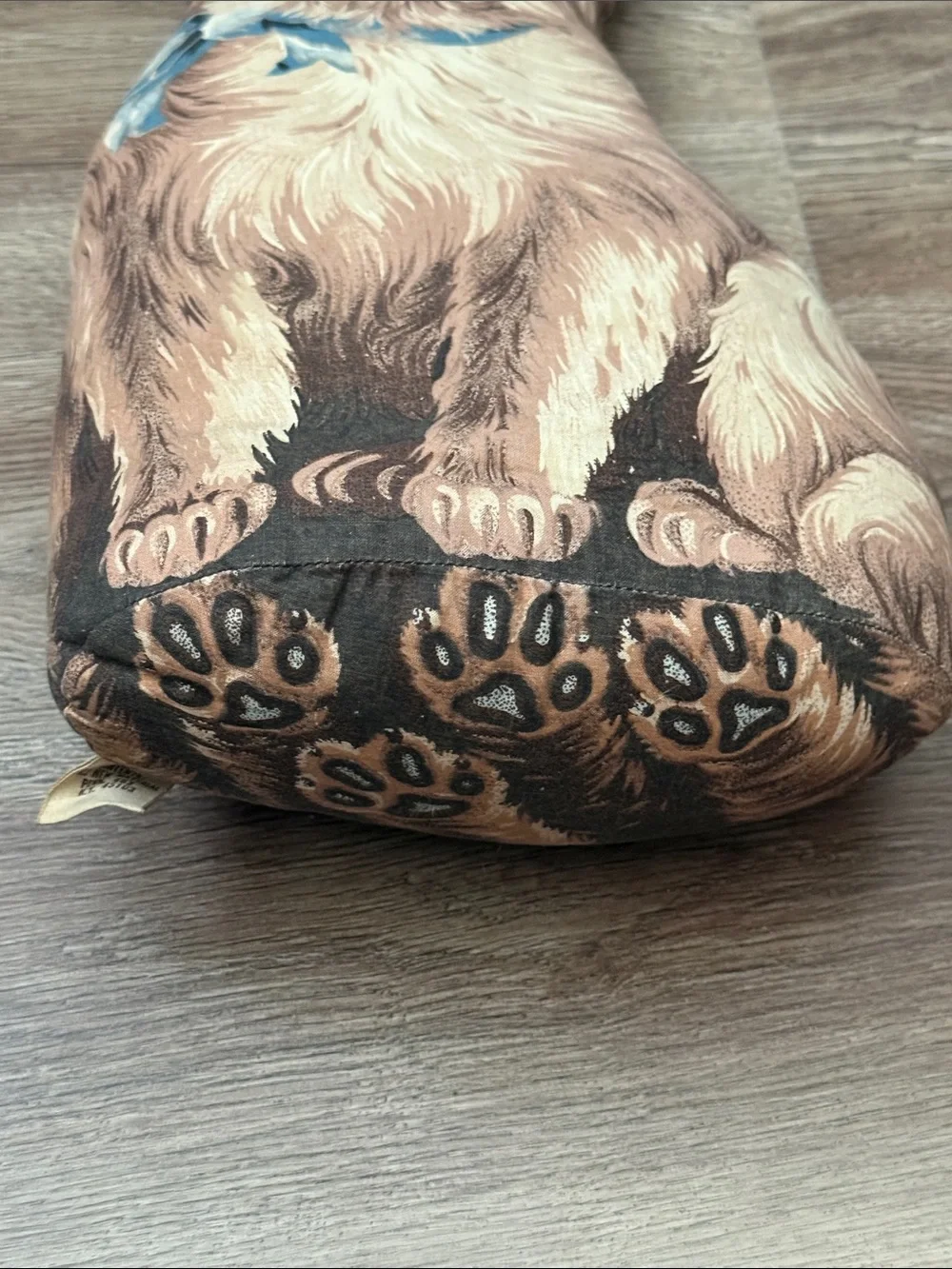 Vintage The Toy Works Tatters the Terrier Stuffed Cloth Pillow Dog Primitive.